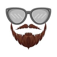 ilustración de hipster vector