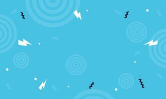 Trendy modern abstract background with memphis elements vector