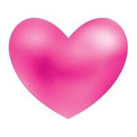 Heart shape illustration on white background vector