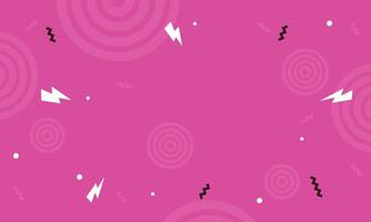 Trendy modern abstract background with memphis elements design vector