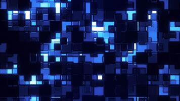 abstrato digital fundo. ficção científica malha, grande dados, computador tecnologia brilhando superfície, digital Ciência fundo 4k animação, desatado laço, virtual realidade conceito video