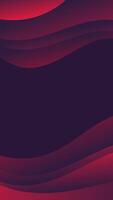 Sophisticated Dark red gradient abstract wave background, lending an elegant, impactful touch to promotional materials, brand assets, and digital designs vector