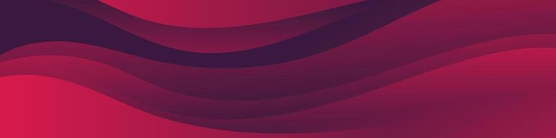 Captivating abstract gradient wave banner featuring a harmonious dark red gradient, crafting an eye catching header, promotional banner, or graphic element with a modern, dynamic look vector