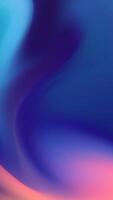 Attention grabbing blue, purple, and orange gradient mesh wave blur vertical background crafting an unforgettable impression for website designs, posters, and brand visuals vector