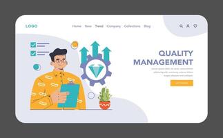 Competitive advantage web or landing set. Advertising and marketing vector