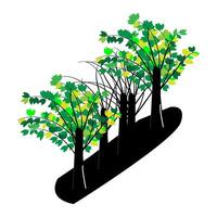 tree icon illustration vector