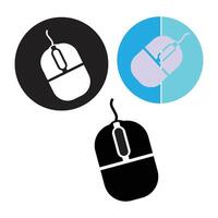 computer mouse icon illustration symbol design vector