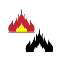 fire icon simple illustration vector