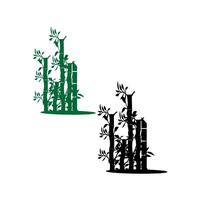 Bambo Template icon illustration design vector