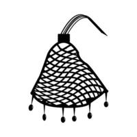 fishing net icon simple illustration vector