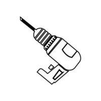 drilling machine icon illustration symbol design vector