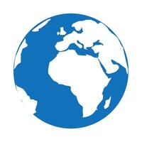 world map icon illustration symbol design vector