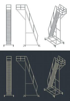 Mobile work platform blueprints