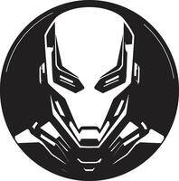 Cybernetic Crusader Futuristic Robot Face Robotic Revelation Cyberrobot vector