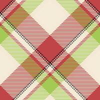 Plaid Pattern Seamless. Checker Pattern Seamless Tartan Illustration Set for Scarf, Blanket, Other Modern Spring Summer Autumn Winter Holiday Fabric Print. vector