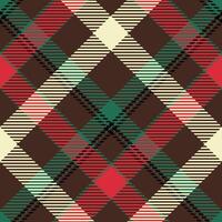 Plaid Pattern Seamless. Traditional Scottish Checkered Background. Template for Design Ornament. Seamless Fabric Texture. vector