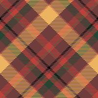 Scottish Tartan Seamless Pattern. Checker Pattern Seamless Tartan Illustration Set for Scarf, Blanket, Other Modern Spring Summer Autumn Winter Holiday Fabric Print. vector