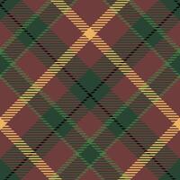 Scottish Tartan Seamless Pattern. Checker Pattern Template for Design Ornament. Seamless Fabric Texture. vector