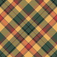 Scottish Tartan Seamless Pattern. Tartan Plaid Seamless Pattern. Template for Design Ornament. Seamless Fabric Texture. vector