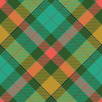 Tartan Pattern Seamless. Pastel Scottish Plaid, Template for Design Ornament. Seamless Fabric Texture. vector