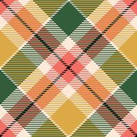 Tartan Plaid Seamless Pattern. Scottish Tartan Seamless Pattern. Traditional Scottish Woven Fabric. Lumberjack Shirt Flannel Textile. Pattern Tile Swatch Included. vector
