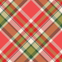 Scottish Tartan Seamless Pattern. Abstract Check Plaid Pattern Traditional Scottish Woven Fabric. Lumberjack Shirt Flannel Textile. Pattern Tile Swatch Included. vector