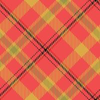 Tartan Plaid Seamless Pattern. Checkerboard Pattern. Template for Design Ornament. Seamless Fabric Texture. vector