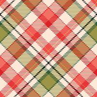 Scottish Tartan Seamless Pattern. Traditional Scottish Checkered Background. Seamless Tartan Illustration Set for Scarf, Blanket, Other Modern Spring Summer Autumn Winter Holiday Fabric Print. vector