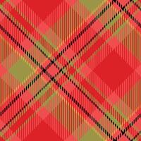Tartan Plaid Seamless Pattern. Checkerboard Pattern. Traditional Scottish Woven Fabric. Lumberjack Shirt Flannel Textile. Pattern Tile Swatch Included. vector