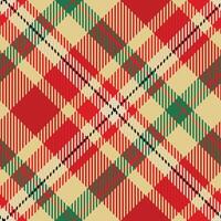 Tartan Plaid Seamless Pattern. Gingham Patterns. Traditional Scottish Woven Fabric. Lumberjack Shirt Flannel Textile. Pattern Tile Swatch Included. vector