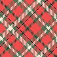 Tartan Plaid Seamless Pattern. Checkerboard Pattern. Seamless Tartan Illustration Set for Scarf, Blanket, Other Modern Spring Summer Autumn Winter Holiday Fabric Print. vector
