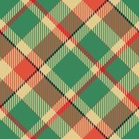 Tartan Plaid Seamless Pattern. Classic Plaid Tartan. Template for Design Ornament. Seamless Fabric Texture. vector