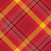 Tartan Plaid Seamless Pattern. Checker Pattern. Template for Design Ornament. Seamless Fabric Texture. Illustration vector