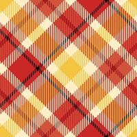 Tartan Plaid Seamless Pattern. Scottish Plaid, Template for Design Ornament. Seamless Fabric Texture. Illustration vector