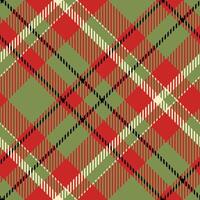 Tartan Plaid Seamless Pattern. Traditional Scottish Checkered Background. Template for Design Ornament. Seamless Fabric Texture. Illustration vector