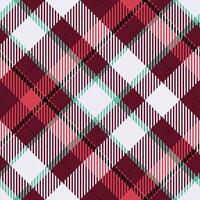 Tartan Plaid Pattern Seamless. Classic Plaid Tartan. Template for Design Ornament. Seamless Fabric Texture. Illustration vector