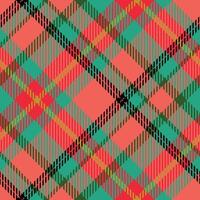 Tartan Seamless Pattern. Sweet Checker Pattern Template for Design Ornament. Seamless Fabric Texture. vector