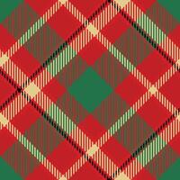 Scottish Tartan Plaid Seamless Pattern, Checker Pattern. Seamless Tartan Illustration Set for Scarf, Blanket, Other Modern Spring Summer Autumn Winter Holiday Fabric Print. vector