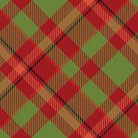 Scottish Tartan Plaid Seamless Pattern, Checkerboard Pattern. Traditional Scottish Woven Fabric. Lumberjack Shirt Flannel Textile. Pattern Tile Swatch Included. vector