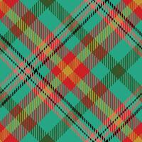 Tartan Seamless Pattern. Sweet Pastel Plaid Pattern Template for Design Ornament. Seamless Fabric Texture. vector