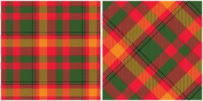 Tartan Seamless Pattern. Tartan Plaid Seamless Pattern. Template for Design Ornament. Seamless Fabric Texture. vector