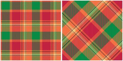 Plaids Pattern Seamless. Gingham Patterns Seamless Tartan Illustration Set for Scarf, Blanket, Other Modern Spring Summer Autumn Winter Holiday Fabric Print. vector