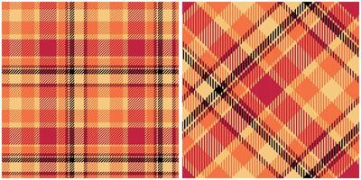 Plaids Pattern Seamless. Gingham Patterns Traditional Scottish Woven Fabric. Lumberjack Shirt Flannel Textile. Pattern Tile Swatch Included. vector
