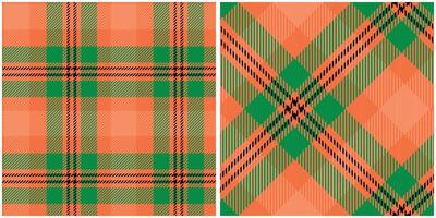 Plaids Pattern Seamless. Scottish Tartan Pattern Seamless Tartan Illustration Set for Scarf, Blanket, Other Modern Spring Summer Autumn Winter Holiday Fabric Print. vector