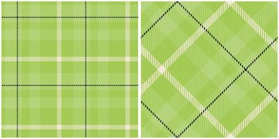 Plaid Pattern Seamless. Checker Pattern Traditional Scottish Woven Fabric. Lumberjack Shirt Flannel Textile. Pattern Tile Swatch Included. vector