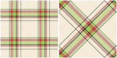 Plaid Pattern Seamless. Checkerboard Pattern Template for Design Ornament. Seamless Fabric Texture. vector