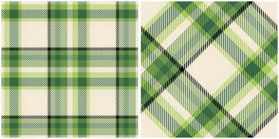 Plaid Pattern Seamless. Checkerboard Pattern Seamless Tartan Illustration Set for Scarf, Blanket, Other Modern Spring Summer Autumn Winter Holiday Fabric Print. vector