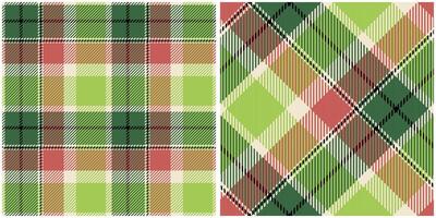 Plaid Pattern Seamless. Gingham Patterns Traditional Scottish Woven Fabric. Lumberjack Shirt Flannel Textile. Pattern Tile Swatch Included. vector