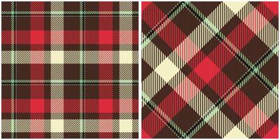 Plaid Patterns Seamless. Checker Pattern Template for Design Ornament. Seamless Fabric Texture. vector