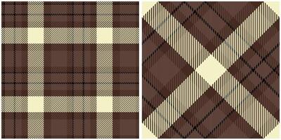 Plaid Patterns Seamless. Checkerboard Pattern Seamless Tartan Illustration Set for Scarf, Blanket, Other Modern Spring Summer Autumn Winter Holiday Fabric Print. vector